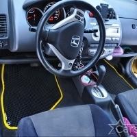 Автомобильные коврики EVA на Honda Jazz I (2001-2008)