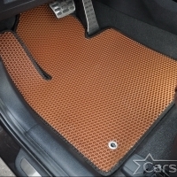 Автомобильные коврики EVA на Hyundai Santa Fe IV рестайл 3 ряда (2020-2024)