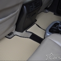 Коврики текстильные на Toyota Sequoia II 3 ряда (2008->)