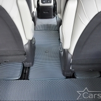 Коврики текстильные на Kia Carnival IV (9мест) Корея (2020->) 