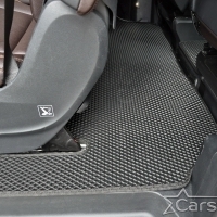 Коврики текстильные на Mercedez-Benz V-klasse II W447 (2 ряд - 2 места с проходом) (2014->)