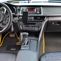 Двухслойные коврики EVA на Kia Optima IV (2015-2020)