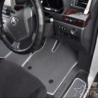 Двухслойные коврики EVA на Toyota Vellfire I пр.руль (2008-2014) 2 ряд - 2 места