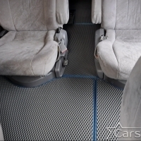 Двухслойные коврики EVA на Mitsubishi Delica IV Long пр.руль (1994-2007) 