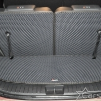 Двухслойные коврики EVA на Hyundai Santa Fe IV 3 ряда (2018-2020)