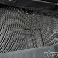 Двухслойные коврики EVA на Mitsubishi Delica D5 8мест пр.руль (2007->)