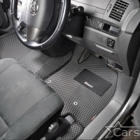 Двухслойные коврики EVA на Toyota Estima III гибрид пр.руль (2006-2019)
