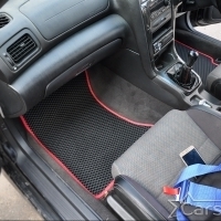 Двухслойные коврики EVA на Subaru Outback II пр.руль (1999-2003)