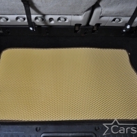 Автомобильные коврики EVA на Dodge Grand Caravan V (2007-2020) 2 ряд: кресла 1+1 не убираются в пол