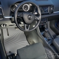 Автомобильные коврики EVA на Skoda Karoq I рестайлинг (2021->)
