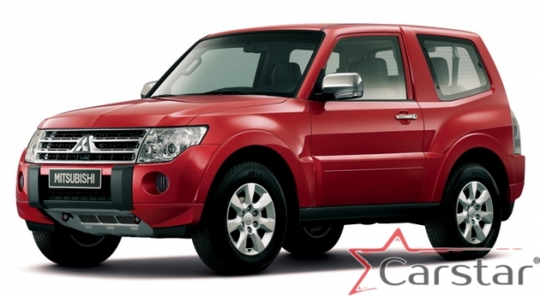 Двухслойные коврики EVA для Mitsubishi Montero IV 3D (2006->)