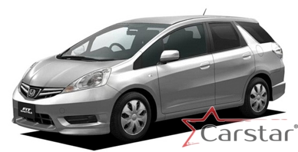 Автомобильные коврики EVA 3D для Honda Fit II Shuttle пр.руль (2007-2014)
