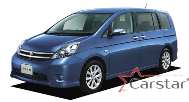 Автомобильные коврики EVA 3D для Toyota Isis пр.руль 3 ряда (2004-2011)